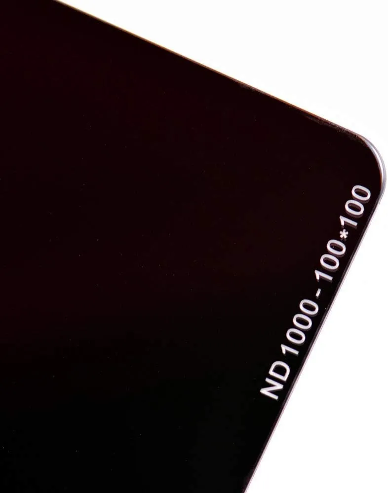 100x100mm Square ND Filter, S-PRO Neutral Density Gray ND1000 Lens Filter,Ultra Slim HD 18 Layer Nano Multi-Coated, Schott B270 Optical Glass, ND1000 (3.0) 10-Stop