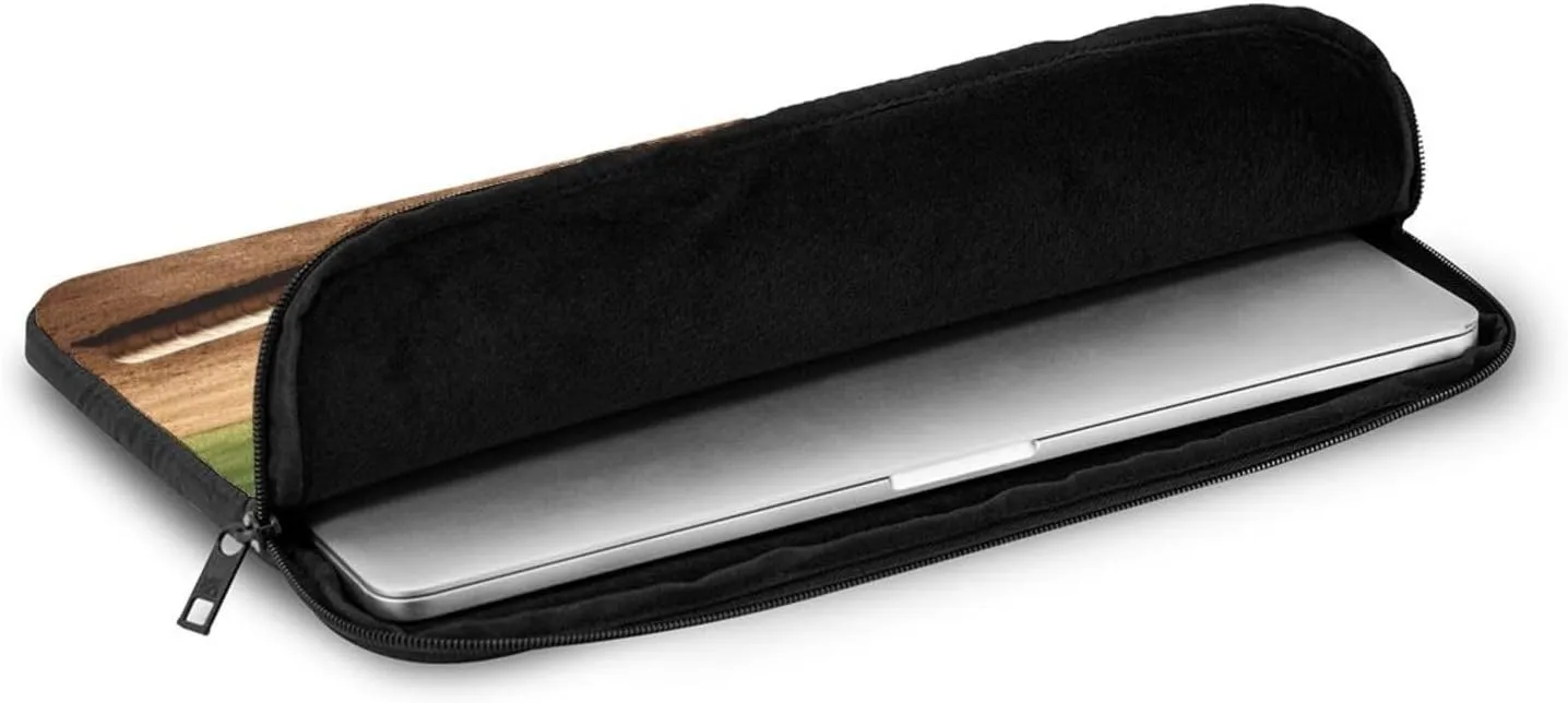 12 Inch Laptop Sleeve Bag Waterproof Shockproof Laptop Case Bag Baseball Sports Field Computer Skin Bags Lightweight Tablet Carrying Case