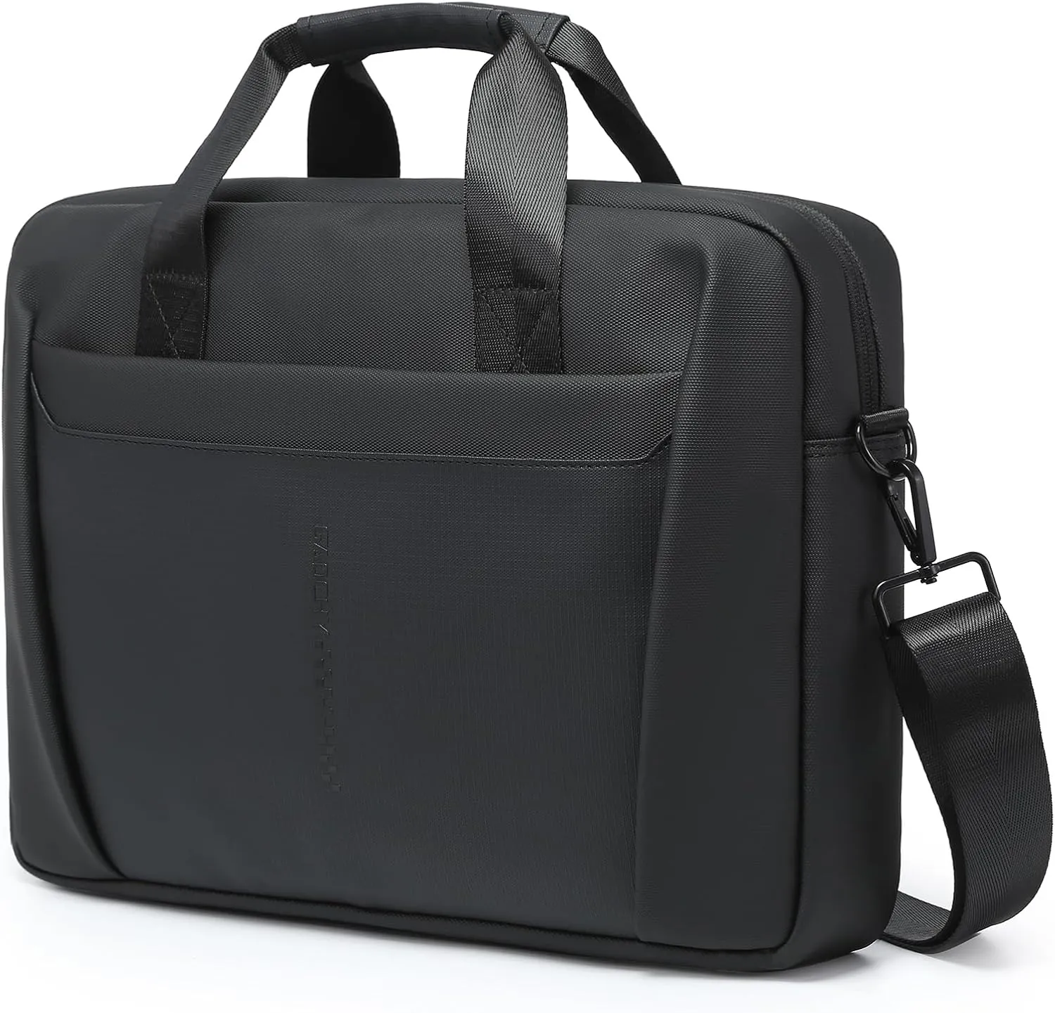 13-14 Inch Granulated Shoulder Portable Laptop Bag, Compatible with MacBook Pro 14 M4/M3/M2/M1, ASUS Chromebook Flip CX1, HP 14" Laptop, Crossbody Laptop Bag, Meteorite Black