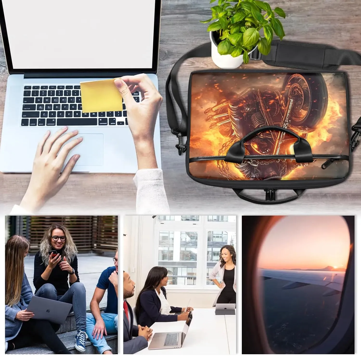 13-15 Inch Trucks Handy Laptop Bag Diggers Shoulder Laptop Bag For Work, School, Travel And More