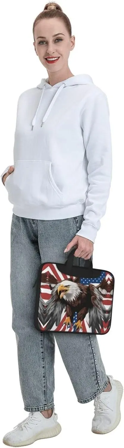 15.6-Inch Laptop Computer And Tablet Shoulder Bag Carrying Case,Business Casual,Outdoors Clare The Cliffs Print