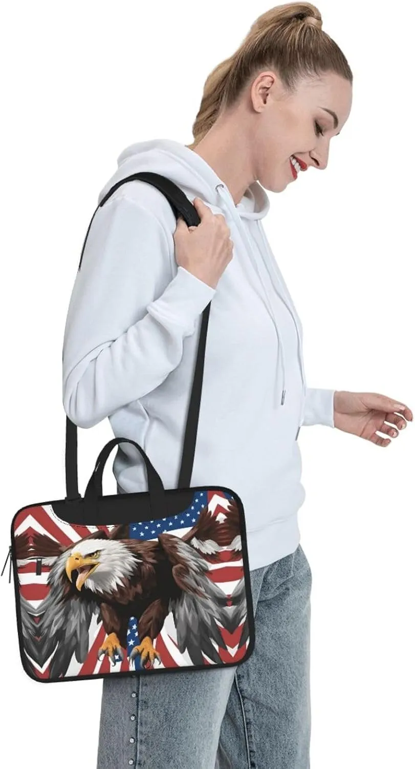 15.6-Inch Laptop Computer And Tablet Shoulder Bag Carrying Case,Business Casual,Outdoors Clare The Cliffs Print