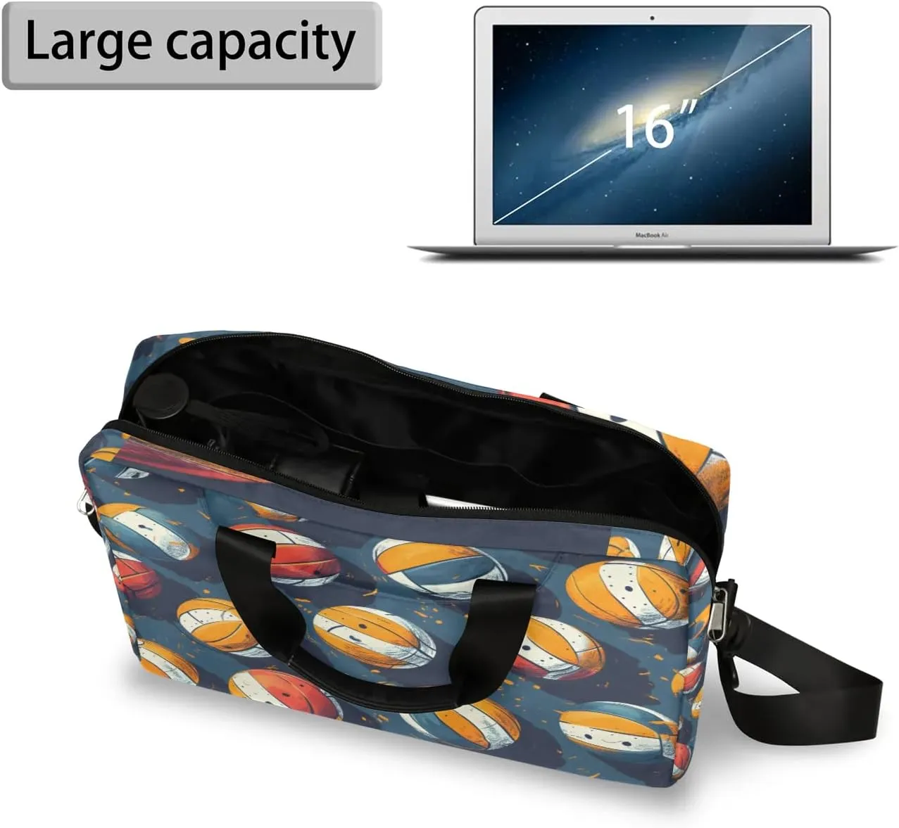 15.7 Inch Laptop Bag Computer Bag for Women Men Laptop Carrying Case with Adjustable Shoulder Strap