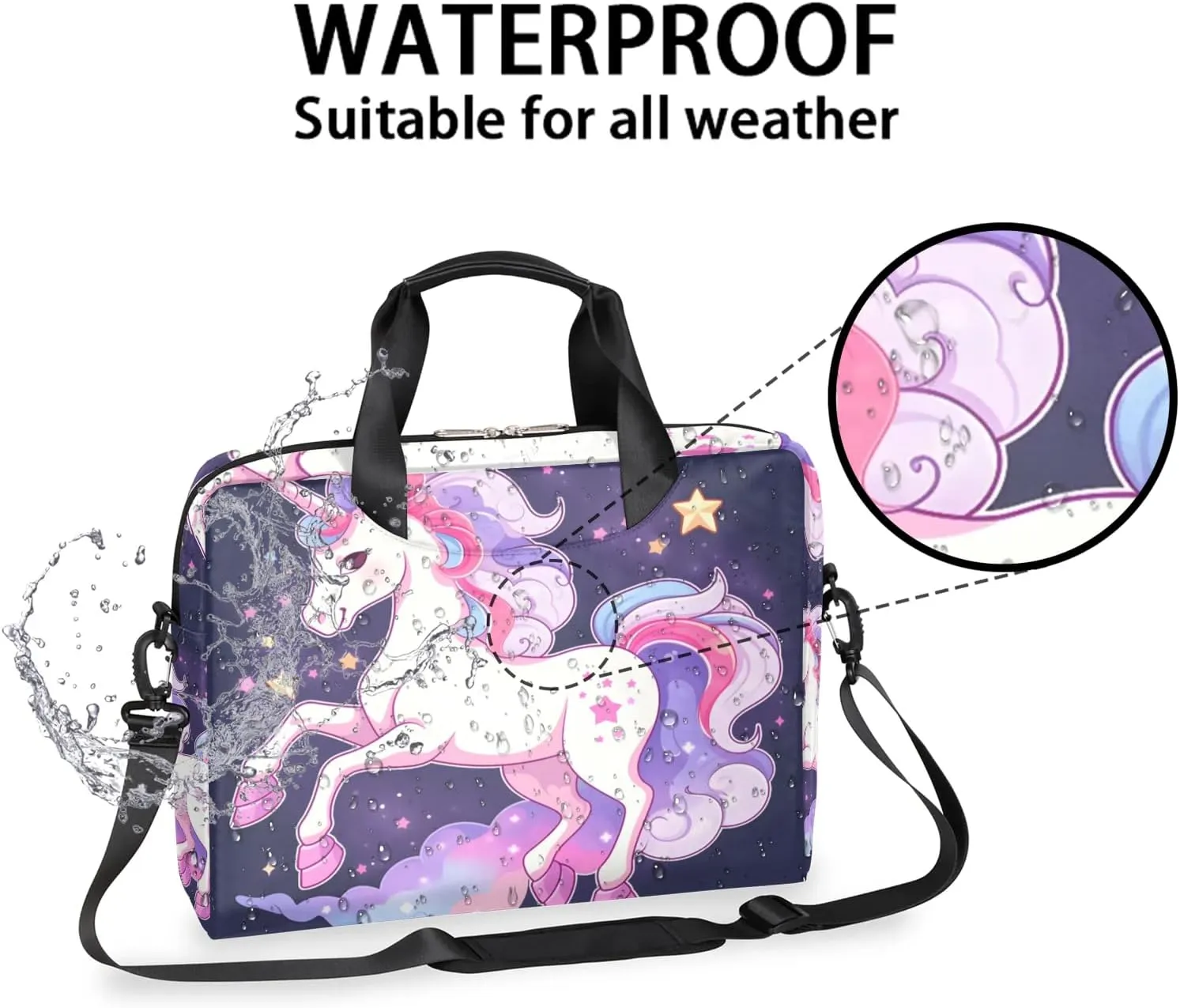 15.7 Inch Laptop Bag Computer Bag for Women Men Laptop Carrying Case with Adjustable Shoulder Strap