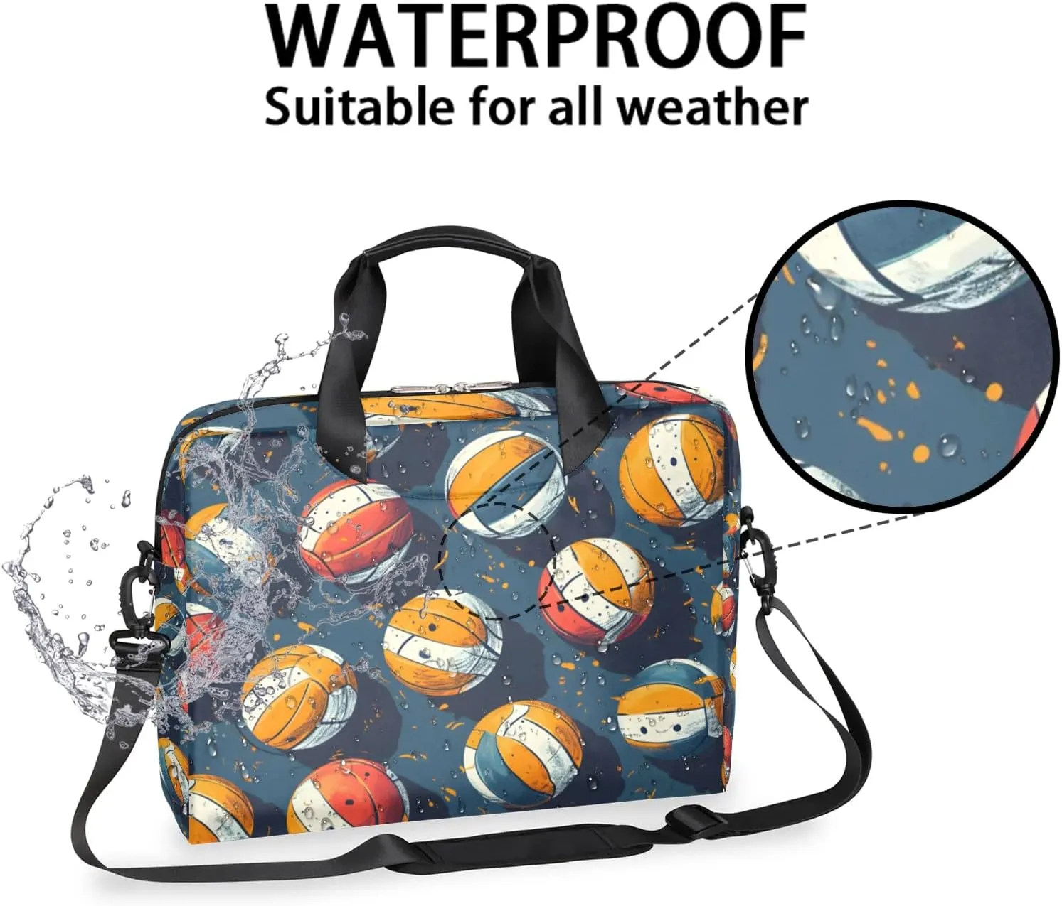 15.7 Inch Laptop Bag Computer Bag for Women Men Laptop Carrying Case with Adjustable Shoulder Strap