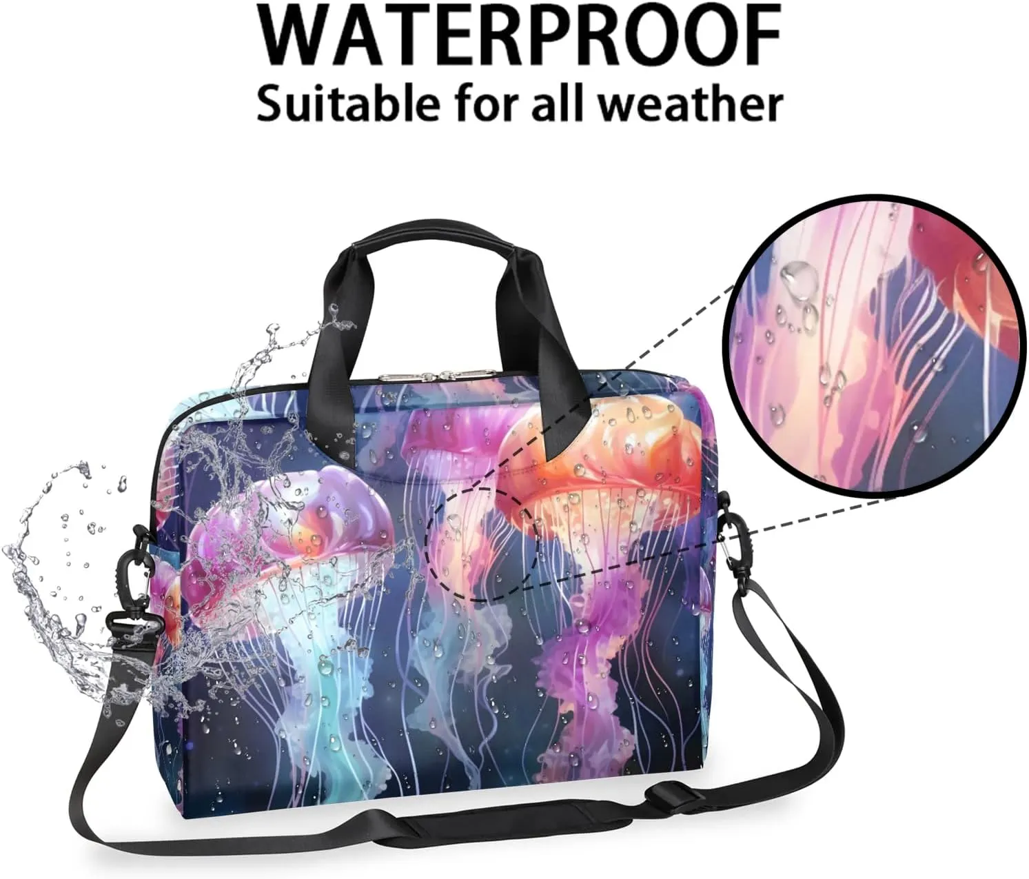 15.7 Inch Laptop Bag Computer Bag for Women Men Laptop Carrying Case with Adjustable Shoulder Strap