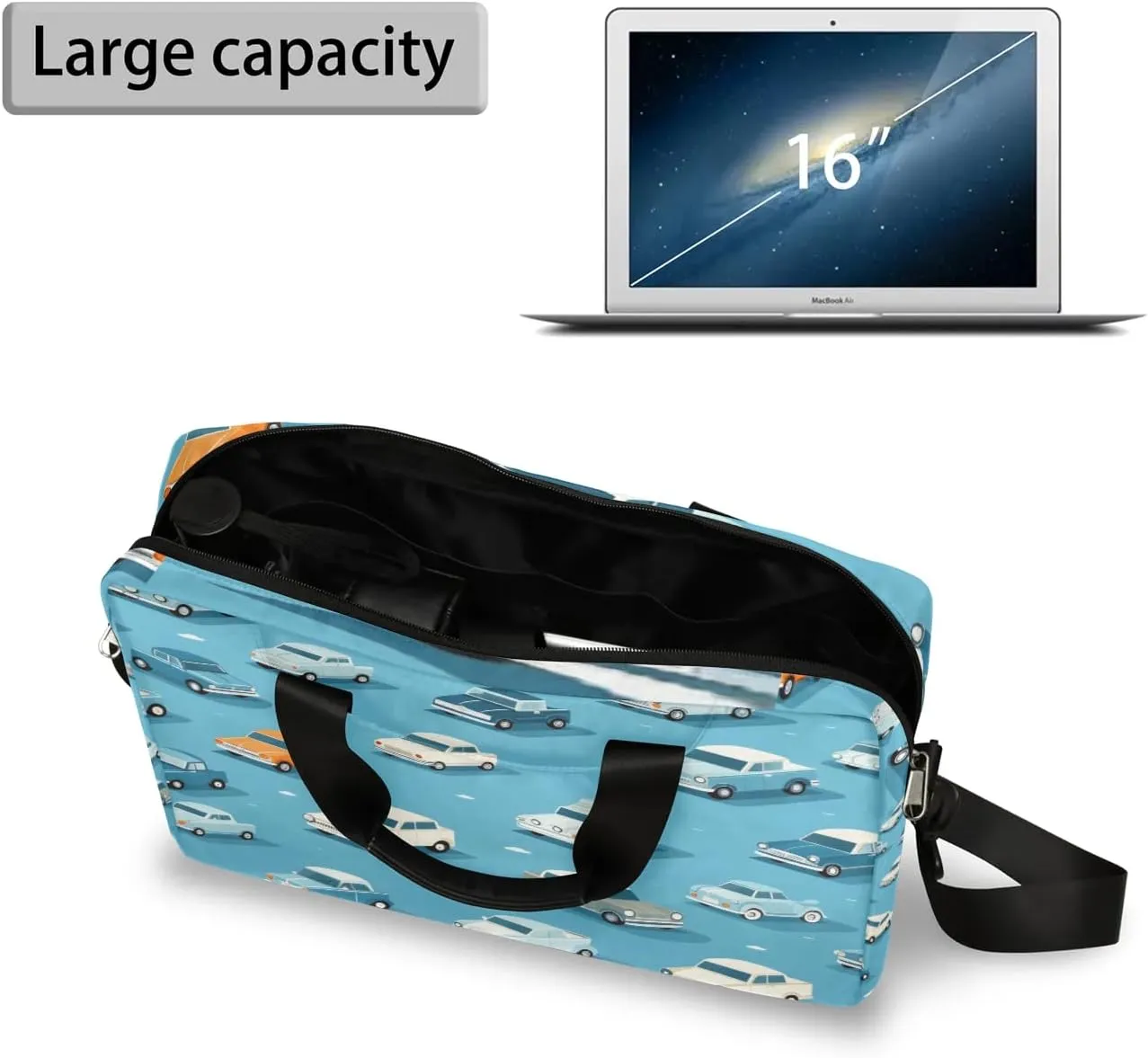 15.7 Inch Laptop Bag Computer Bag for Women Men Laptop Carrying Case with Adjustable Shoulder Strap