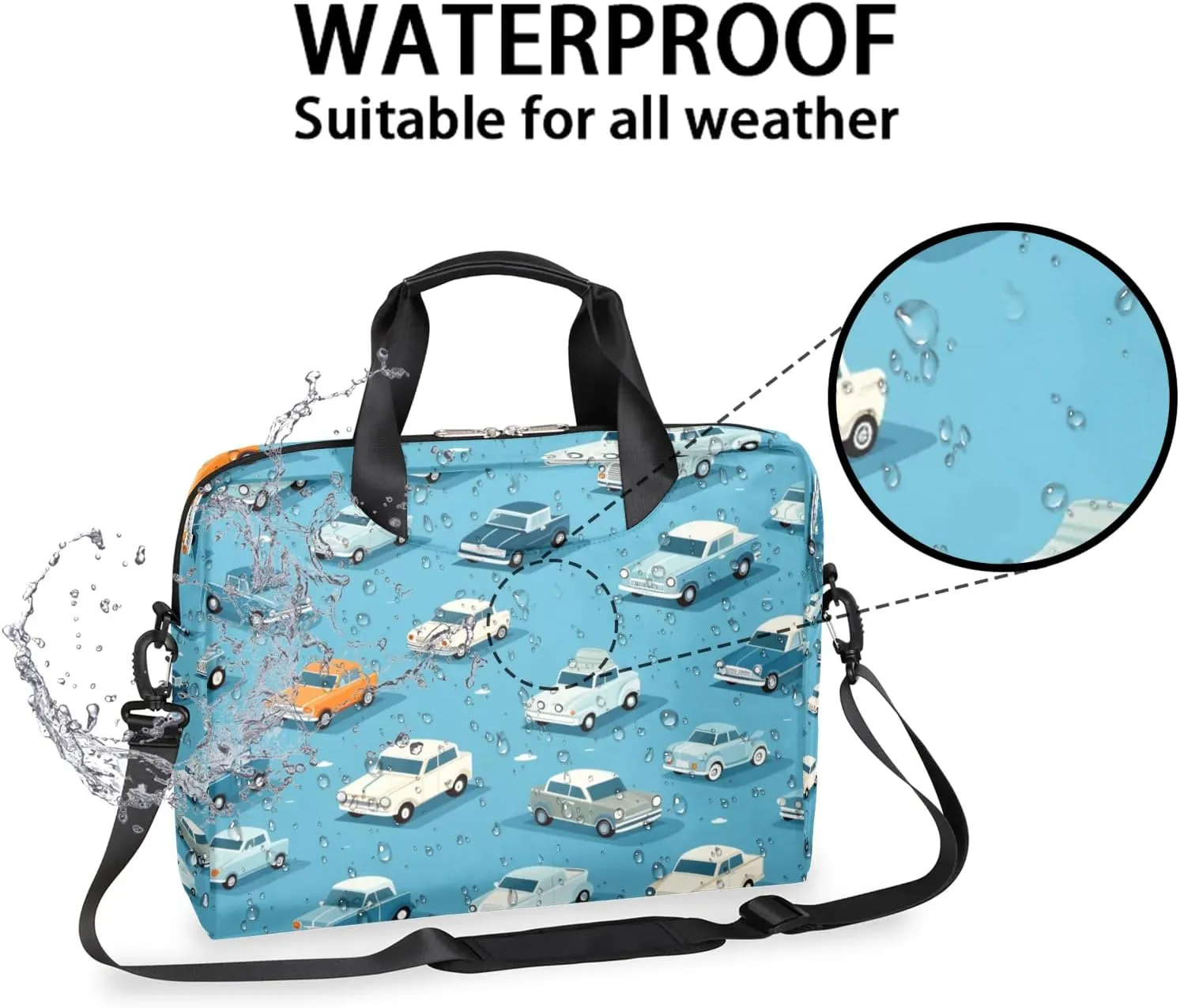 15.7 Inch Laptop Bag Computer Bag for Women Men Laptop Carrying Case with Adjustable Shoulder Strap