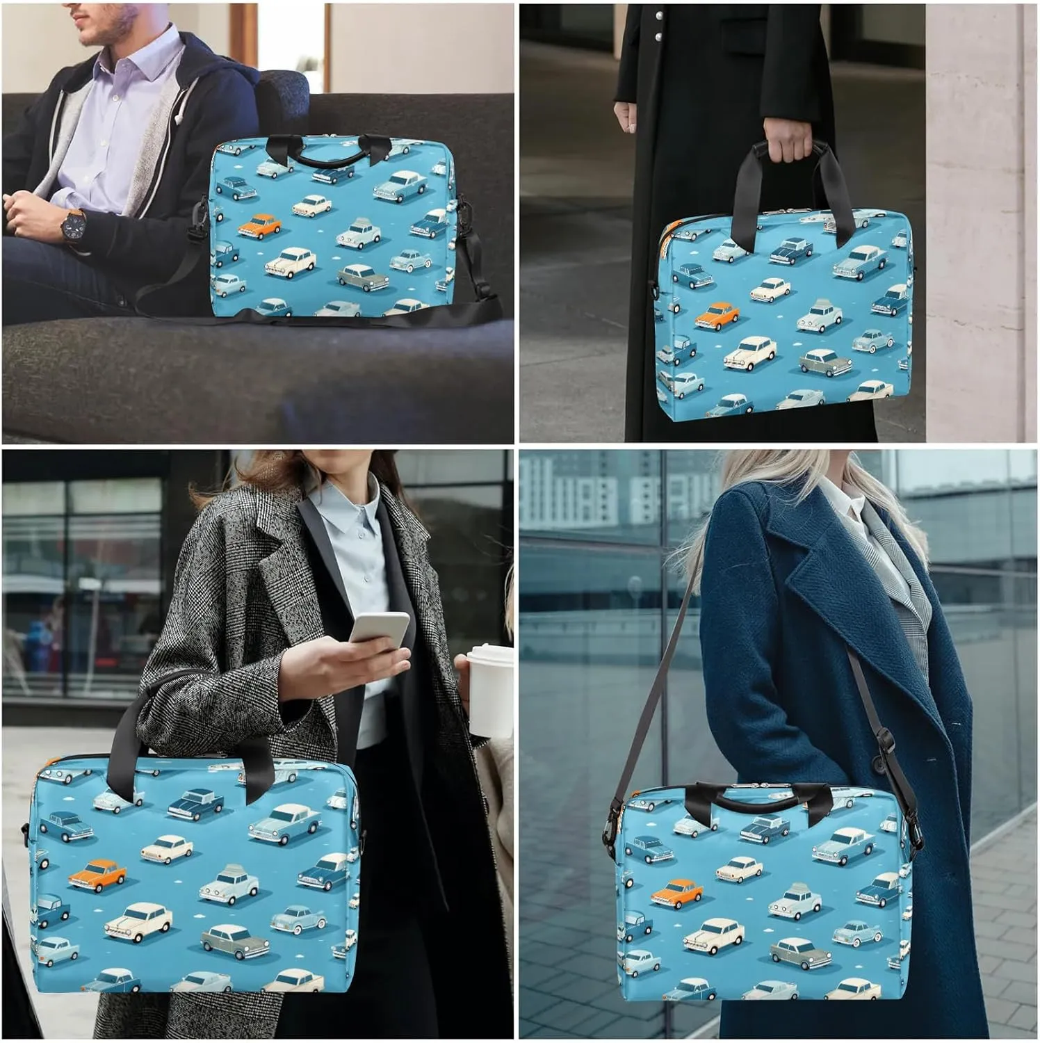 15.7 Inch Laptop Bag Computer Bag for Women Men Laptop Carrying Case with Adjustable Shoulder Strap