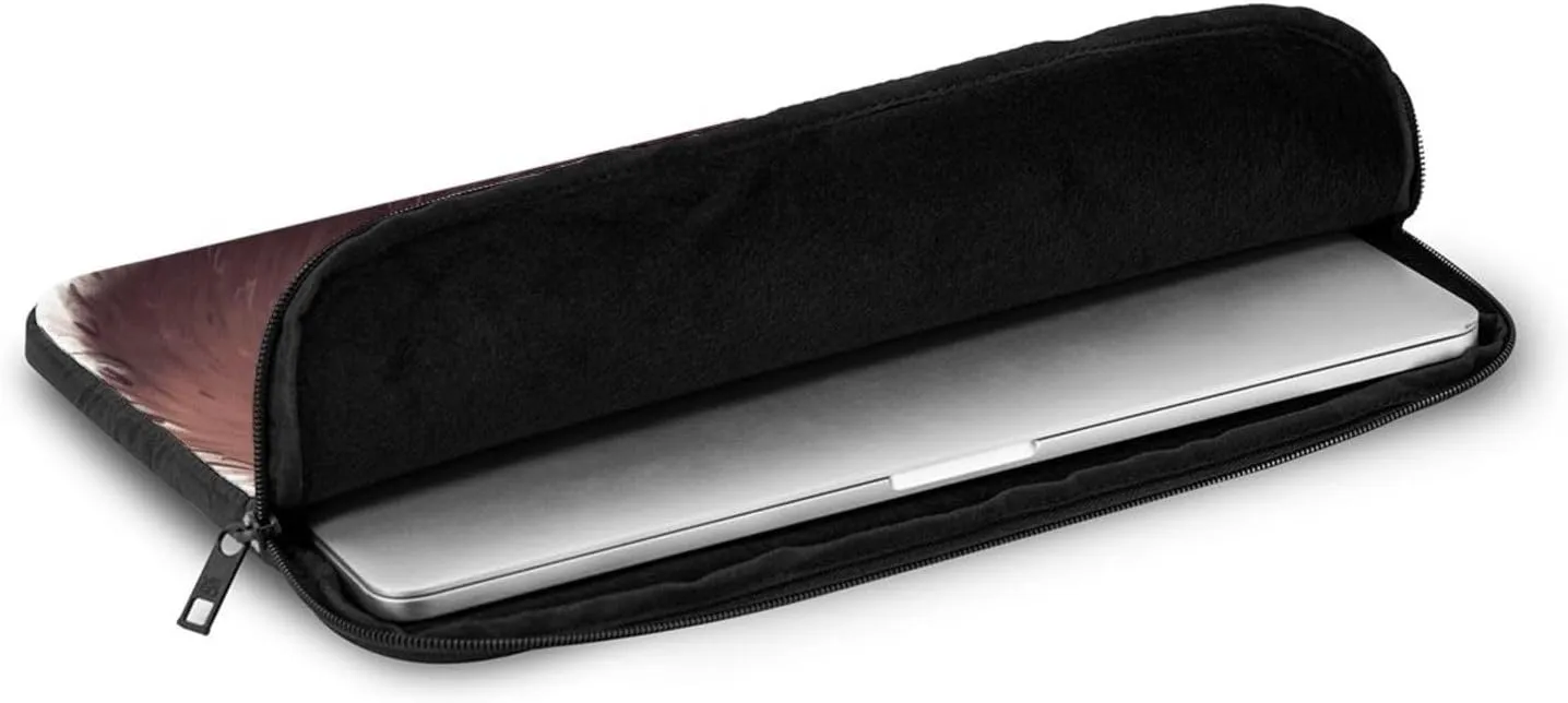 17 Inch Laptop Sleeve Bag Waterproof Shockproof Laptop Case Bag Baby Bear Sleeping Computer Skin Bags Lightweight Tablet Carrying Case