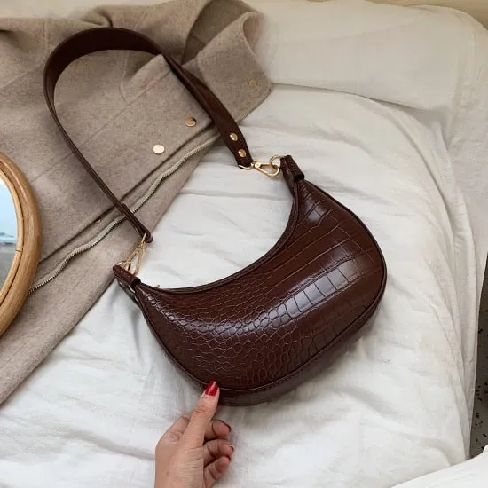 2020 Retro Stone Shoulder Pattern PU For Women Phone Small Handbags and Messenger Bag Lady Crossbody Purses Leather Bags Highly functional High-quality for low cost