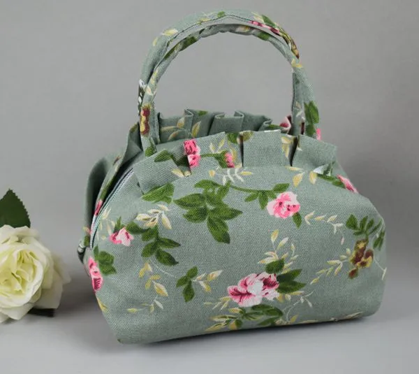 2020  women's Canvas casual handbags lady small bags women tote lunch bag wholesale