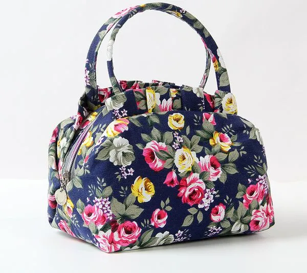 2020  women's Canvas casual handbags lady small bags women tote lunch bag wholesale