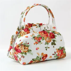 2020  women's Canvas casual handbags lady small bags women tote lunch bag wholesale