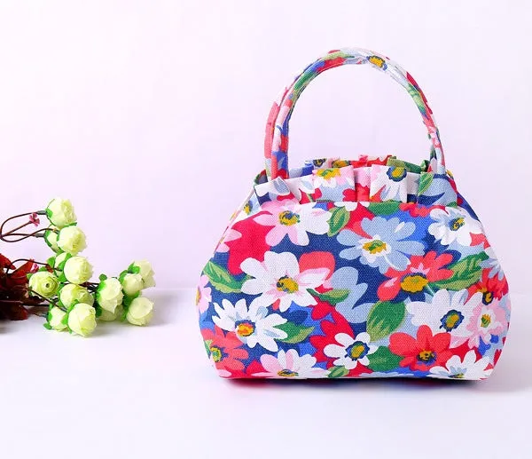 2020  women's Canvas casual handbags lady small bags women tote lunch bag wholesale