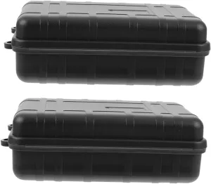 2pcs Outdoor with Shockproof Storage Box Container Camping Hiking Gear Supplies