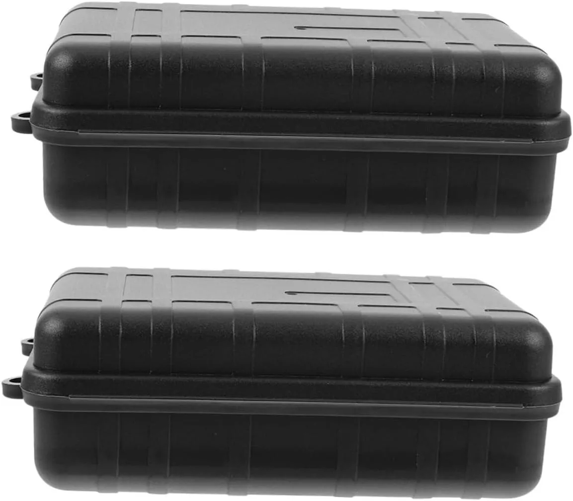 2pcs Outdoor with Shockproof Storage Box Container Camping Hiking Gear Supplies
