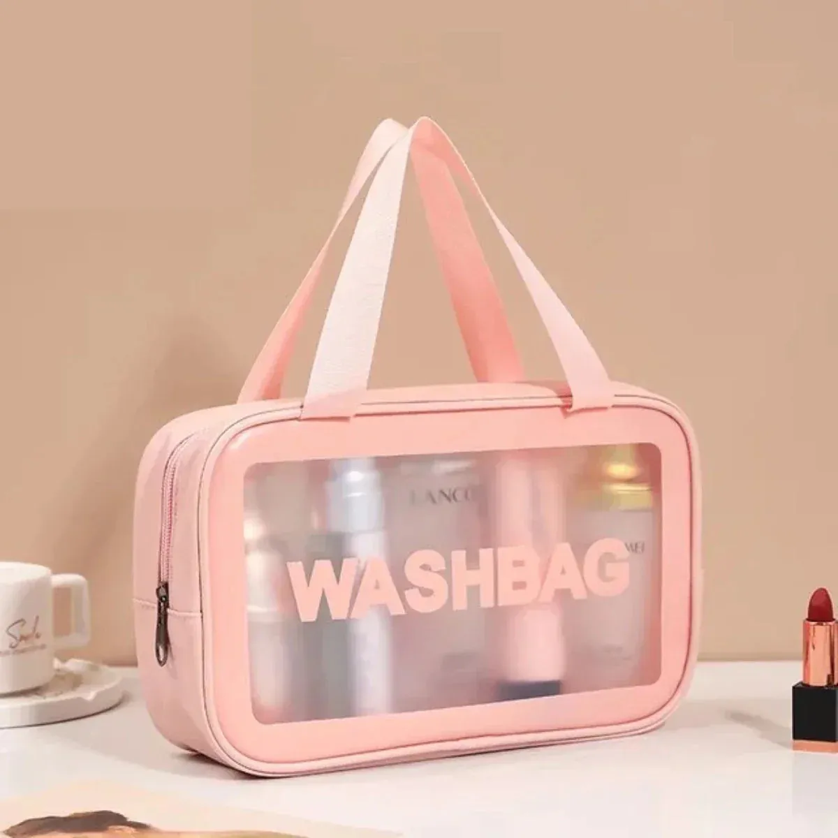 3-Piece Organiser Trendsetting Cosmetic Waterproof End-of-season Travel
