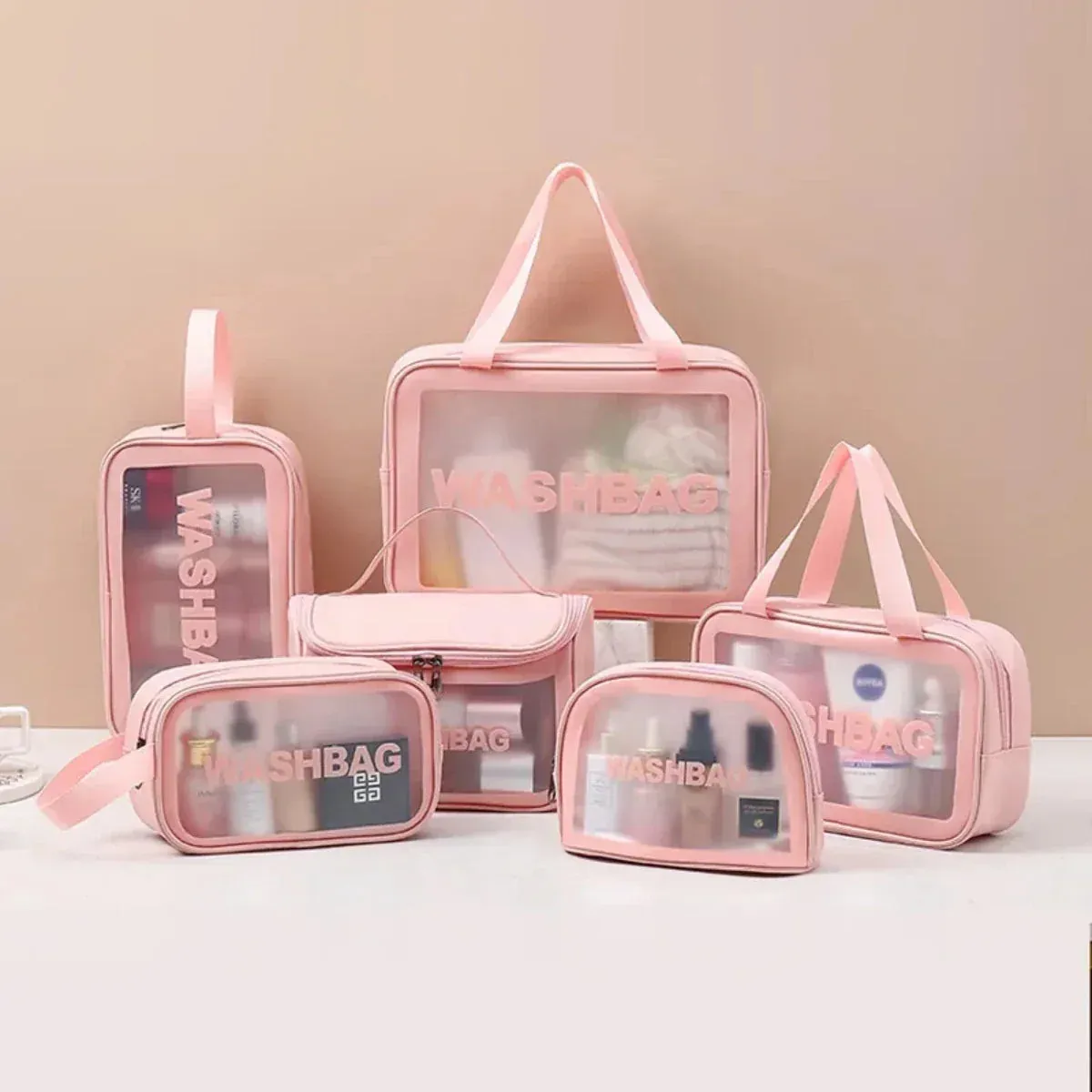 3-Piece Organiser Trendsetting Cosmetic Waterproof End-of-season Travel