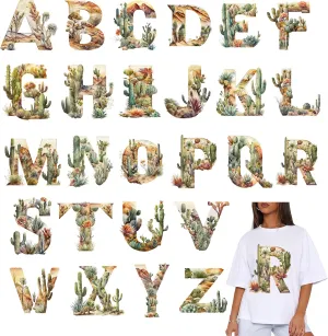 30Pcs Iron on Decals for T-Shirts Heat Transfer Letters A to Z Iron on Decals for Clothing DIY Team Uniform Sports Jeans T-Shirt Pillow Canvas Bags (Letter)