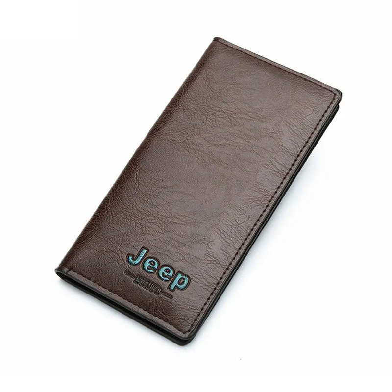 3Pcs Set Jeep Vintage Men's Leather Crossbody Long Wallet Short wallet Set