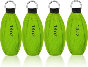 4 Pieces Bulk Throw Weight Bags Multi-Layer Outdoor Throw Weight Bags Arborist Durable Climbing Rope Bag Professional Multi Throw Bag for Tree Rock Spelunking (Green)