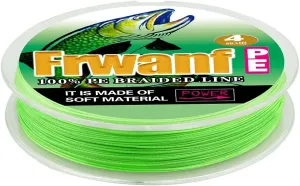 4 Strand Braided Fishing Line - No Fade - Zero Stretch - Low Memory - Abrasion Resistant Braided Line - Professional Grade Power Performance in Salt or Fresh Water - A Must Have!