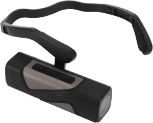 4K Head Mounted Sports Camera with 2.0 Stabilization, 130° Wide Angle, Versatile Mounting Options, Real time Monitoring, Direction Verification
