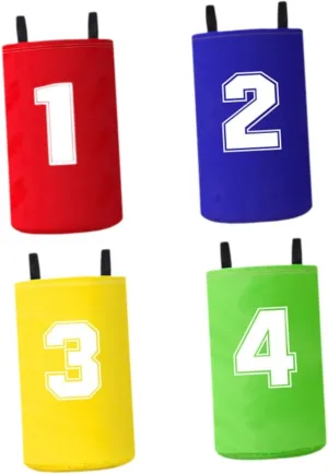 4Pcs Jumping Bag Legged Relay Race Bag Canvas Balance Training Toy Outdoor Game Jumping Bag for Carnival Yard Picnic