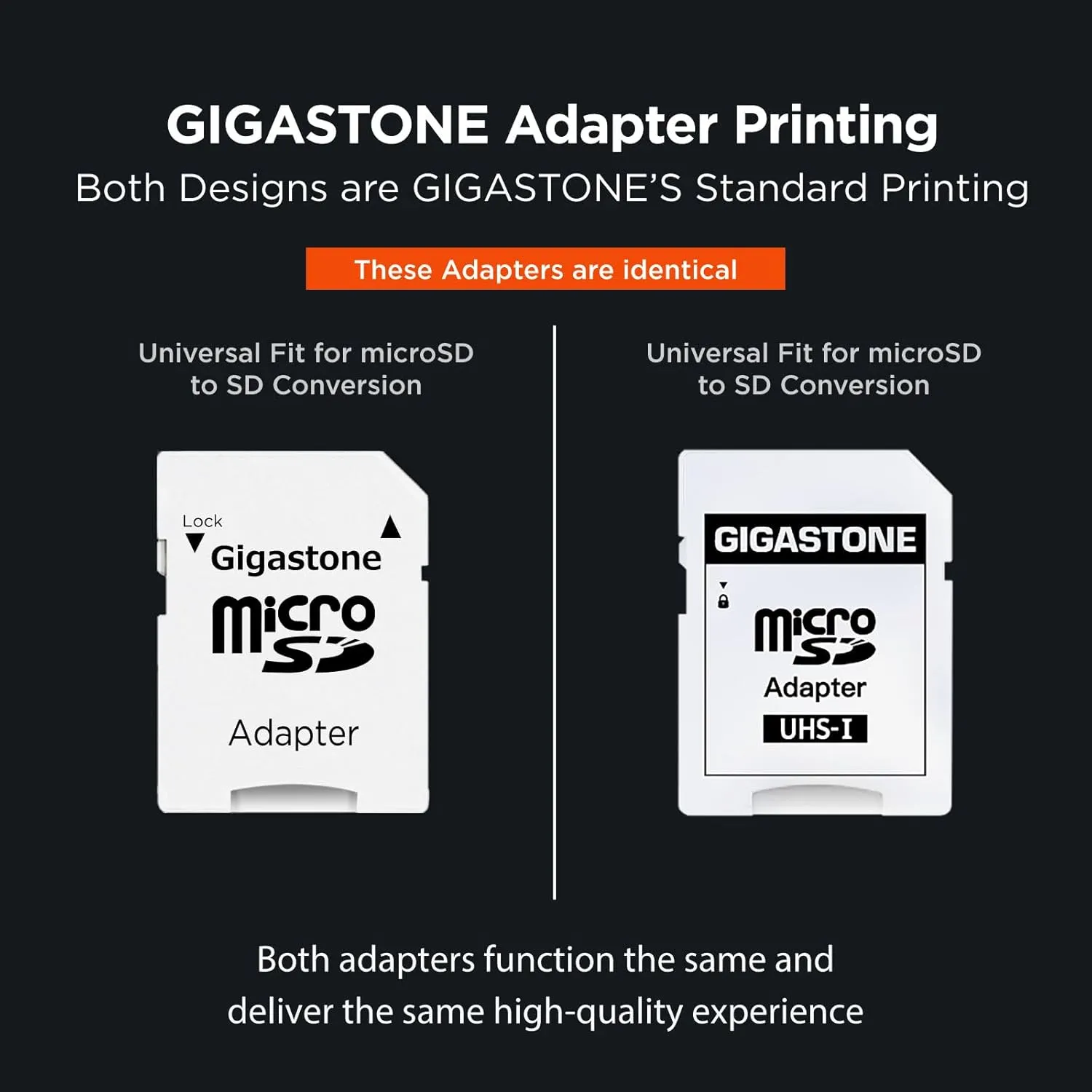 [5 Years Free Data Recovery] Gigastone Memory Card 128GB 2 Pack 4K Pro Camera, Compatible with GoPro Switch, Speed 100MB/s. A2 U3 V30 Micro SDXC Card with SD Adapter.