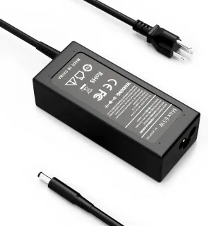 65W Ac Adapter 4.5mm Tip Compatible with Dell Inspiron 15 3530 3511 3520 3521 3501 3525 5515 5510 5555 3540 3580 3590 5501 5580 5590 5559 Laptop Charger Power Supply Cord