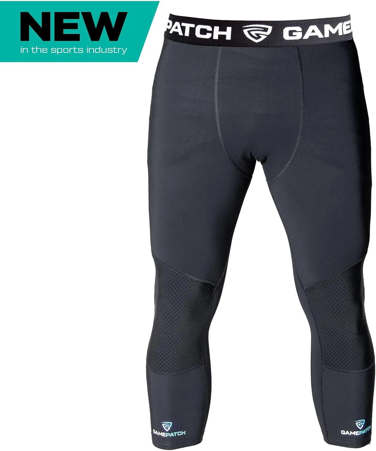 Abrasion Resistant 3/4 Tights Basketball, Football, Handball Sport Tights with Abrasion Protection on Knees Unisex