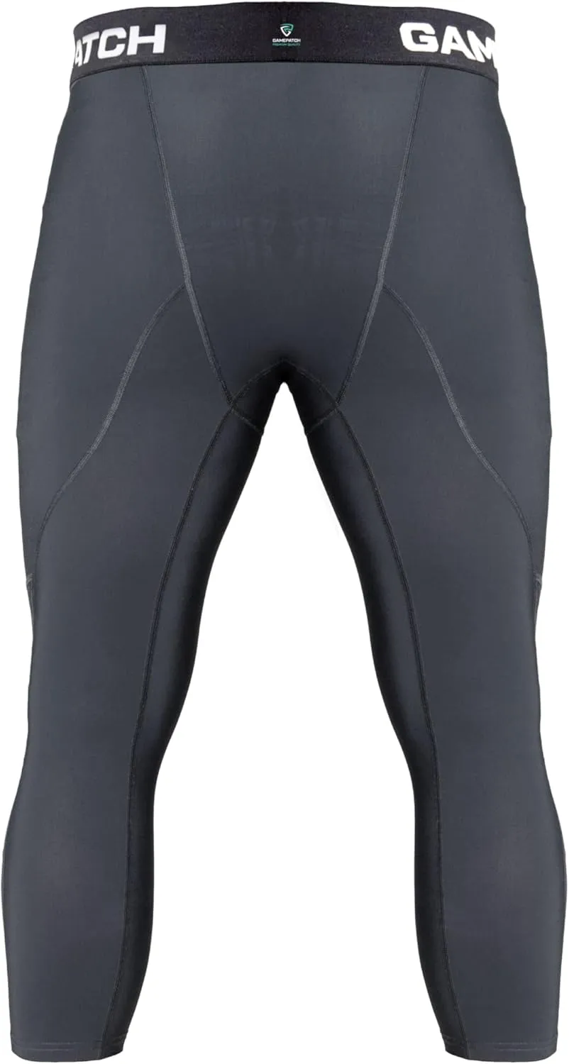 Abrasion Resistant 3/4 Tights Basketball, Football, Handball Sport Tights with Abrasion Protection on Knees Unisex