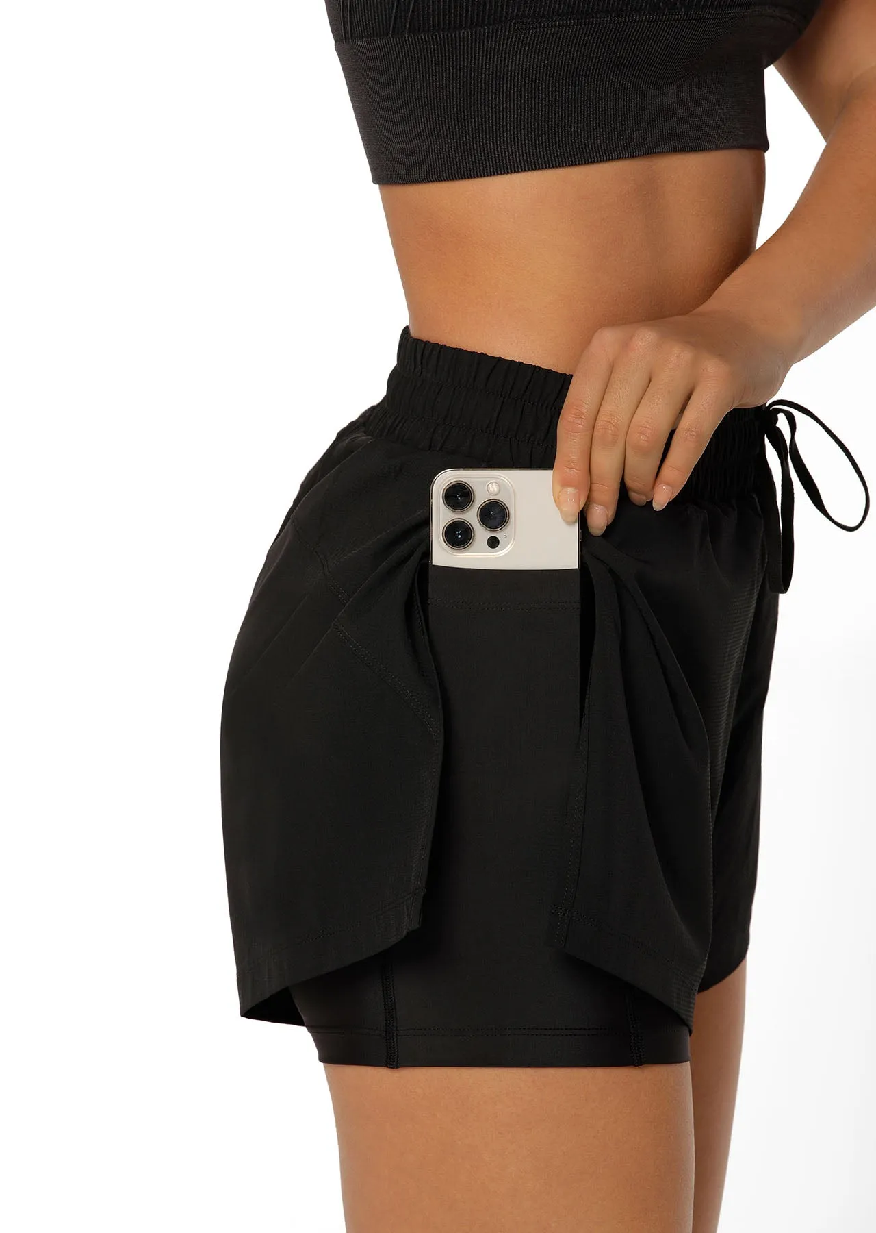 Abrasion Resistant Wrap Run Shorts