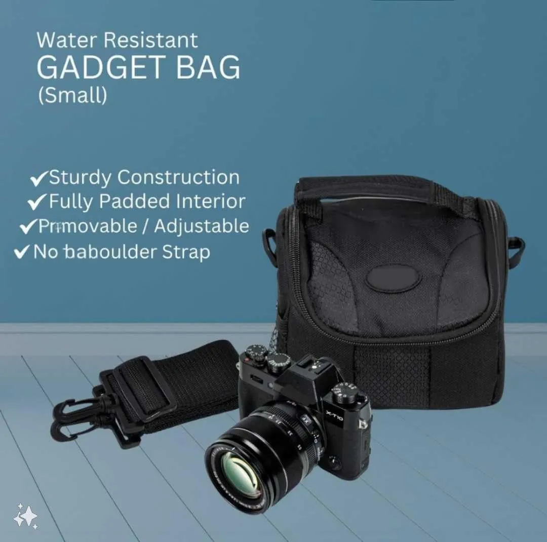 Acuvar Small Soft Padded Camera Bag for Canon, Sony, Olympus, & Samsung, DSLR Camera Bag Small, Camera Equipment Carrying Case, Gadget Bag With Shoulder Strap, Lightweight Case, Crossbody Camera Case