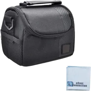 Acuvar Small Soft Padded Camera Bag for Canon, Sony, Olympus, & Samsung, DSLR Camera Bag Small, Camera Equipment Carrying Case, Gadget Bag With Shoulder Strap, Lightweight Case, Crossbody Camera Case