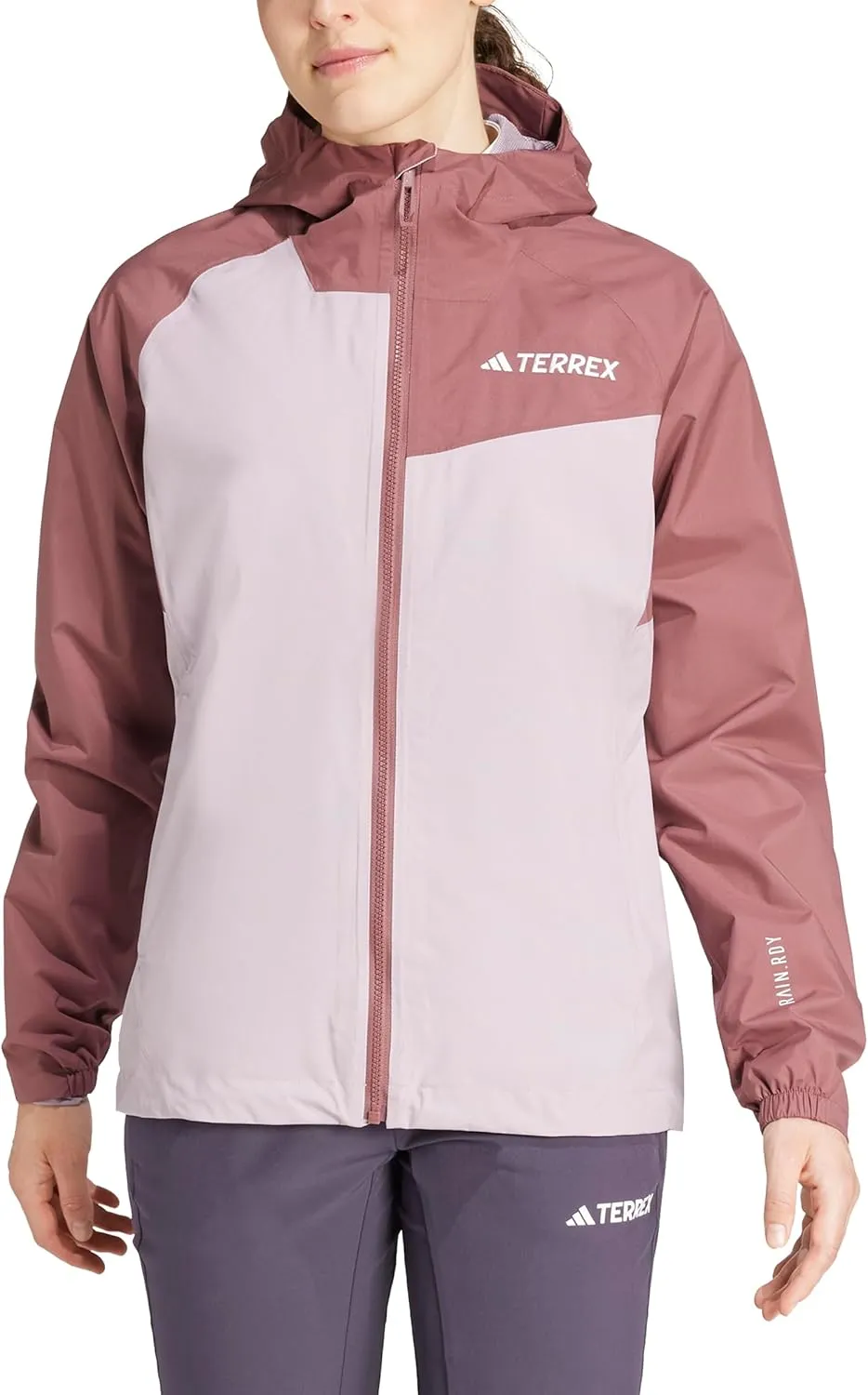 adidas Women's Standard Terrex Multi 2-Layer Rain.rdy Hiking Jacket