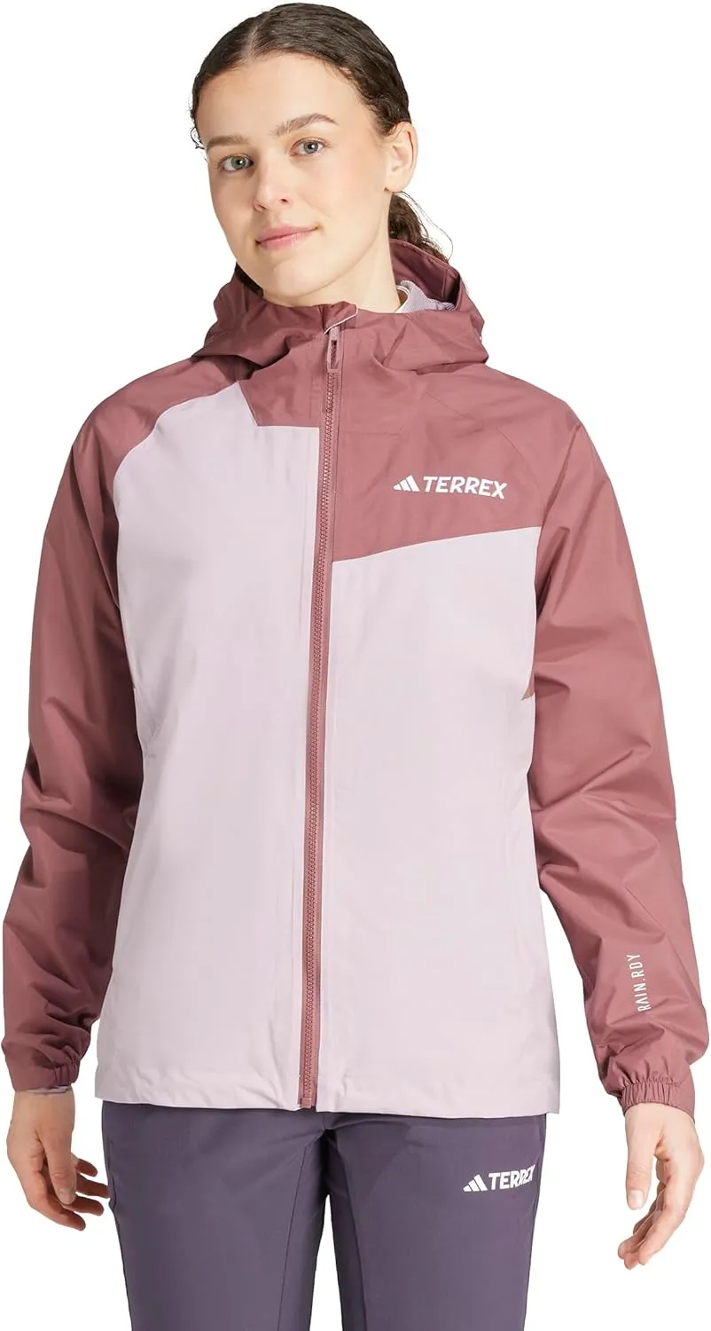 adidas Women's Standard Terrex Multi 2-Layer Rain.rdy Hiking Jacket