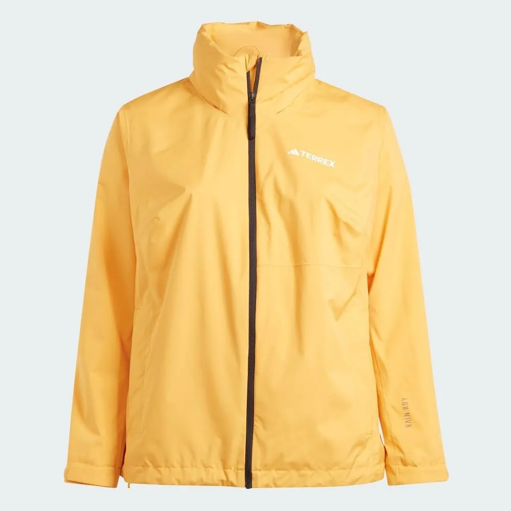 adidas Women's Terrex Multi Rain.rdy 2-Layer Rain Jacket (Plus Size)