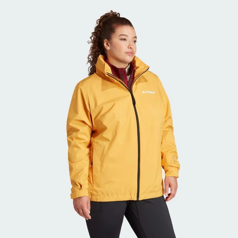 adidas Women's Terrex Multi Rain.rdy 2-Layer Rain Jacket (Plus Size)