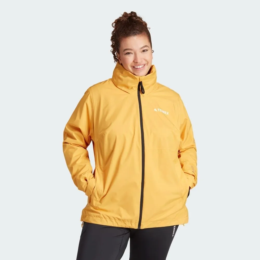 adidas Women's Terrex Multi Rain.rdy 2-Layer Rain Jacket (Plus Size)