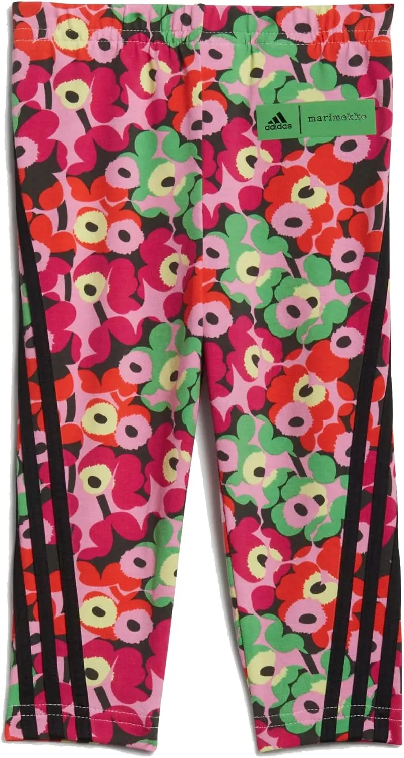 adidas X Marimekko Baby and Toddler Girls Summer Tights and Tee Set