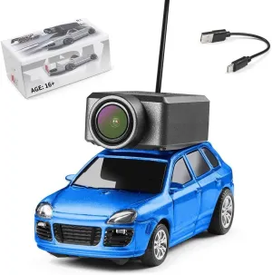 Aetheria WL Mini RC Car with HD FPV Camera, 1/64 Remote Control Car FPV RC Drift Cars with LED Ambient Lights & Interactive Controls & 3-Speed Modes Gift for Adult