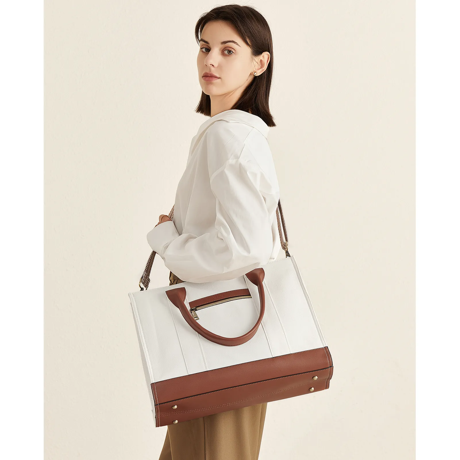 Agatha Women's  Canvas Laptop Totes