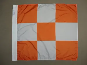 Airfield Vehicle Safety International Danger Indoor Outdoor Dyed Nylon Flag Canvas Pole Sleeve 3' X 3'