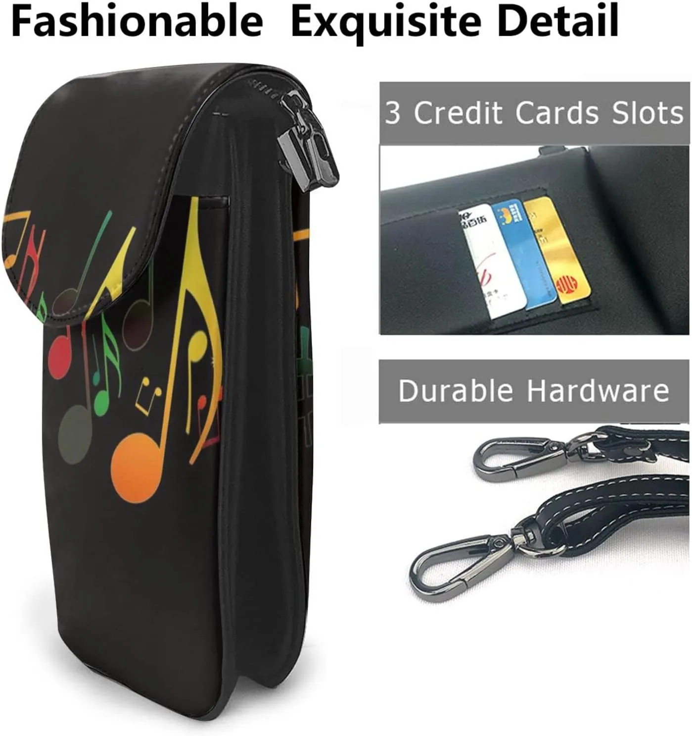 Aiyoolee Women Crossbody Cell Phone Bags Wallet Small Leather Adjustable Shoulder Bag