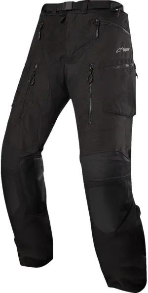 Alpinestars Ardent 3in1 Adventure Touring Men's Street Motorcycle Pants - Black/Black / 3X-Large