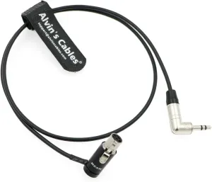 Alvin’s Cables Low-Profile TA5F to 3.5mm TRS Audio-Cable for Lectrosonics-DCHR-Receiver| SMQV Transmitter 60cm|24inches