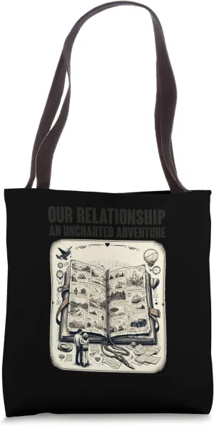 An Uncharted Adventure Geocaching Scavenger Hunt Couple Tote Bag