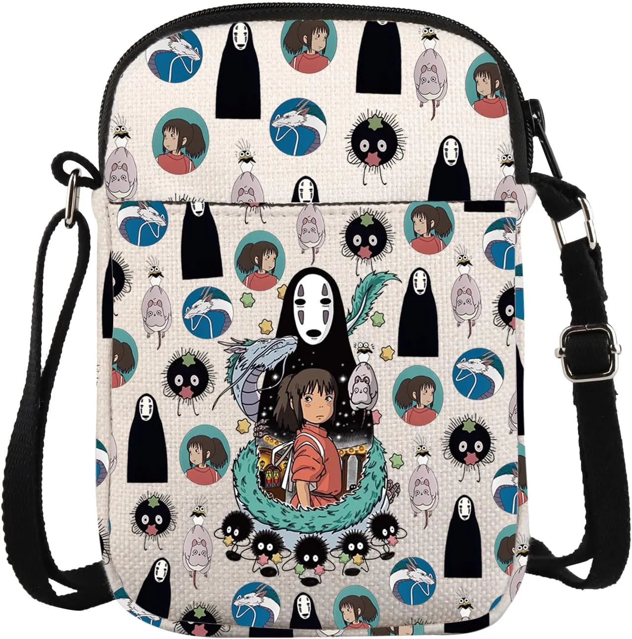Anime Inspired Gift Soot Sprite Gift No Face Gift Animated Movie Crossbody Bag